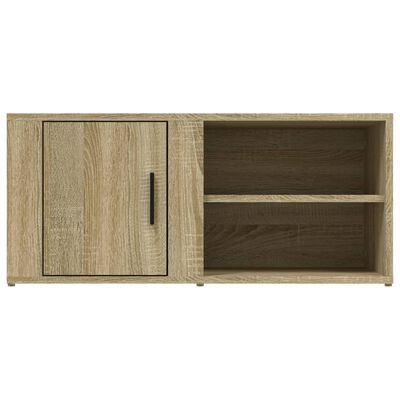 vidaXL TV Cabinet Sonoma Oak 80x31,5x36 cm Engineered Wood