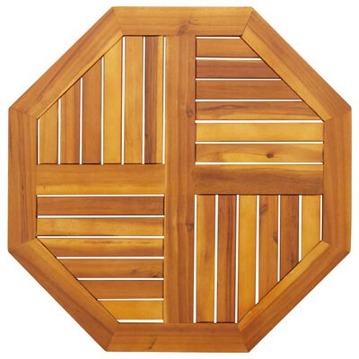 vidaXL Table Top 70x70x2 cm Octagonal Solid Wood Acacia