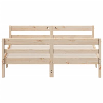 vidaXL Bed Frame without Mattress 140x200 cm Solid Wood Pine