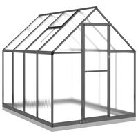 vidaXL Greenhouse with Base Frame Anthracite 224x169x202 cm Aluminium