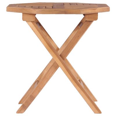 vidaXL Folding Garden Table 45x45x45 cm Solid Teak Wood