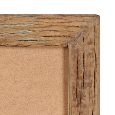 vidaXL Photo Frames 2 pcs 25x30 cm Solid Reclaimed Wood and Glass