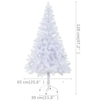 vidaXL Artificial Pre-lit Christmas Tree with Ball Set 120cm 230 Branches