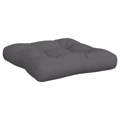 vidaXL Pallet Cushions 2 pcs Anthracite Fabric