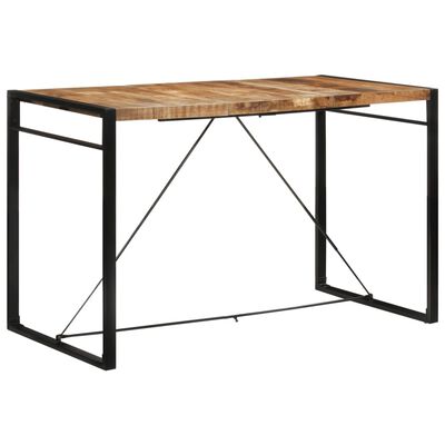 vidaXL Bar Table 175x90x110 cm Solid Rough Wood Mango