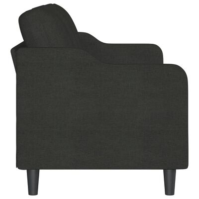 vidaXL 3-Seater Sofa Black 180 cm Fabric