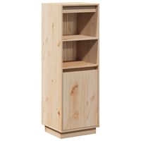 vidaXL Highboard 37x34x110 cm Solid Wood Pine