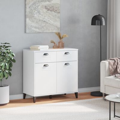 vidaXL Sideboard VIKEN White 80x40x80 cm Engineered Wood