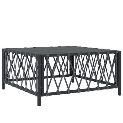 vidaXL 6 Piece Garden Lounge Set with Cushions Anthracite Steel