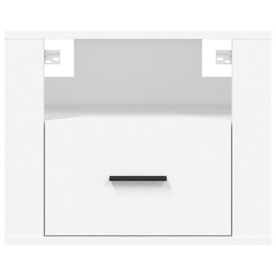 vidaXL Wall-mounted Bedside Cabinets 2 pcs White 50x36x40 cm