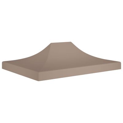 vidaXL Party Tent Roof 4.5x3 m Taupe 270 g/m²