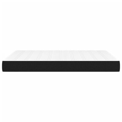 vidaXL Pocket Spring Bed Mattress Black 137x190x20 cm Full Fabric