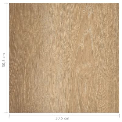 vidaXL Self-adhesive Flooring Planks 20 pcs PVC 1.86 m² Brown