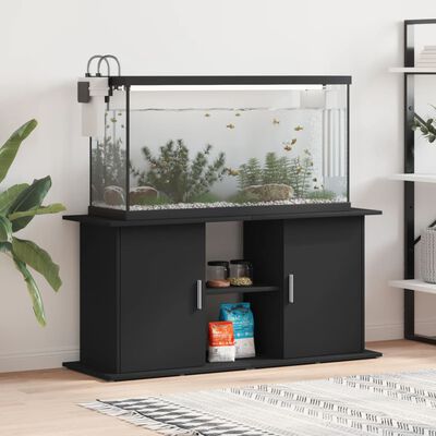 vidaXL Aquarium Stand Black 121x41x58 cm Engineered Wood