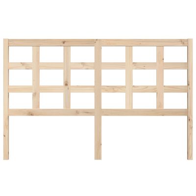 vidaXL Bed Headboard 156x4x100 cm Solid Wood Pine