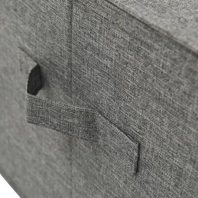 vidaXL Storage Box Fabric 50x30x25 cm Anthracite