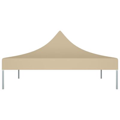 vidaXL Party Tent Roof 2x2 m Beige 270 g/m²