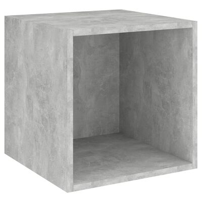 vidaXL 2 Piece TV Cabinet Set Concrete Grey Engineered Wood