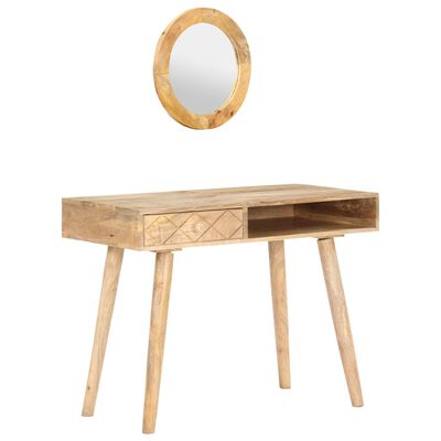 vidaXL Dressing Table 100x50x76 cm Solid Mango Wood