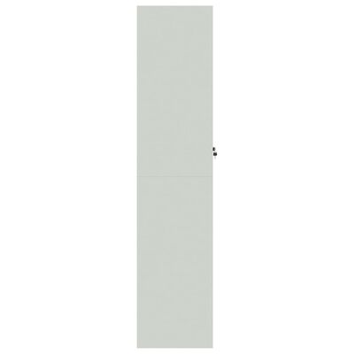 vidaXL File Cabinet Light Grey 90x40x180 cm Steel