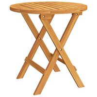 vidaXL Bistro Table Ø46x47 cm Solid Wood Acacia