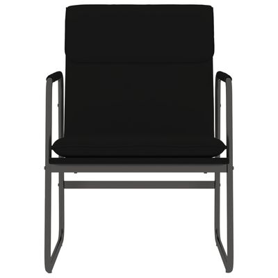 vidaXL Lounge Chair Black 55x64x80 cm Faux Leather