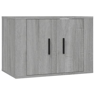 vidaXL 4 Piece TV Cabinet Set Grey Sonoma Engineered Wood