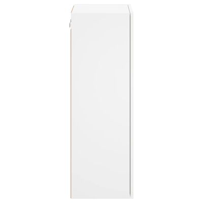 vidaXL TV Wall Cabinet White 40.5x30x90 cm Engineered Wood