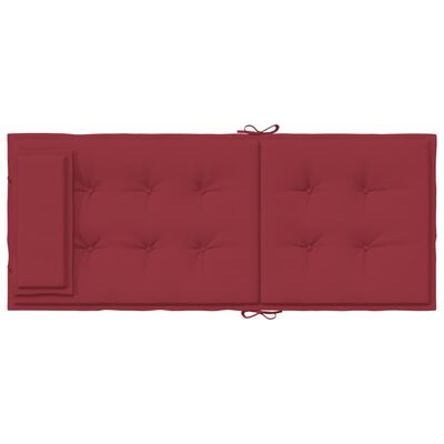 vidaXL Highback Chair Cushions 6 pcs Wine Red Oxford Fabric