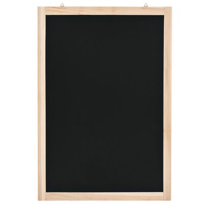 vidaXL Wall-Mounted Blackboard Cedar Wood 40x60 cm