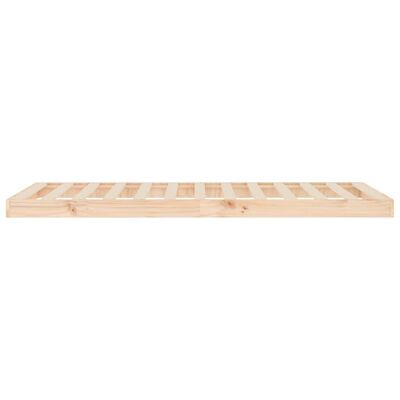 vidaXL Bed Frame without Mattress 90x190 cm Single Solid Wood Pine