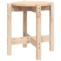 vidaXL Coffee Table Ø 42.5x45 cm Solid Wood Pine