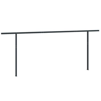 vidaXL Awning Post Set Anthracite 600x245 cm Iron