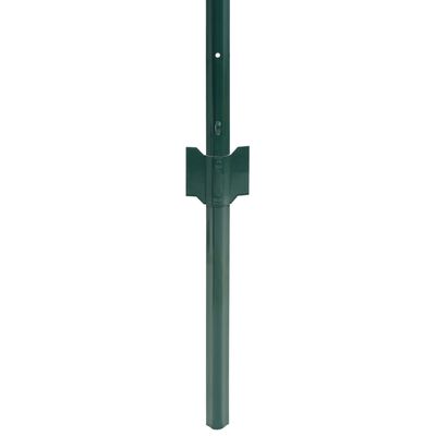 vidaXL Euro Fence Steel 20x0.8 m Green