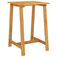 vidaXL Garden Bar Table 70x70x104 cm Solid Acacia Wood