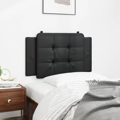 vidaXL Headboard Cushion Black 90 cm Faux Leather