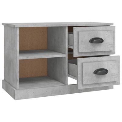 vidaXL TV Cabinet Concrete Grey 73x35.5x47.5 cm Engineered Wood