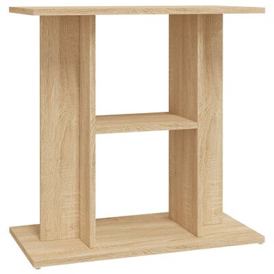 vidaXL Aquarium Stand Sonoma Oak 60x30x60 cm Engineered Wood