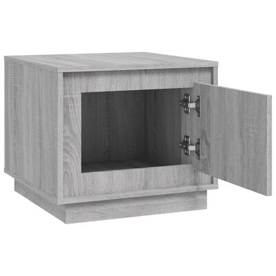 vidaXL Coffee Table Grey Sonoma 51x50x44 cm Engineered Wood