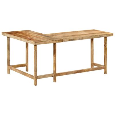 vidaXL Desk 165x110x75 cm Solid Wood Mango