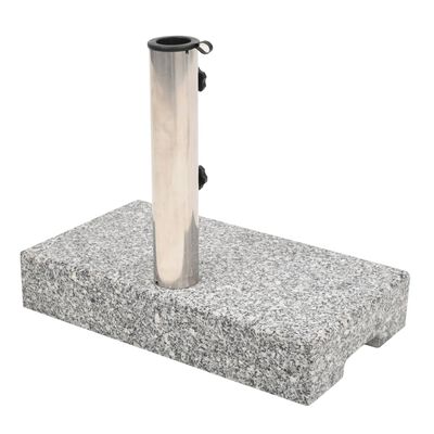 vidaXL Parasol Base Granite Rectangular 25 kg