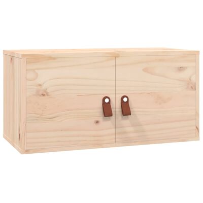 vidaXL Wall Cabinet 60x30x30 cm Solid Wood Pine