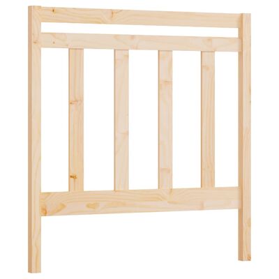 vidaXL Bed Headboard 95x4x100 cm Solid Wood Pine