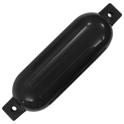 vidaXL Boat Fenders 4 pcs Black 51x14 cm PVC