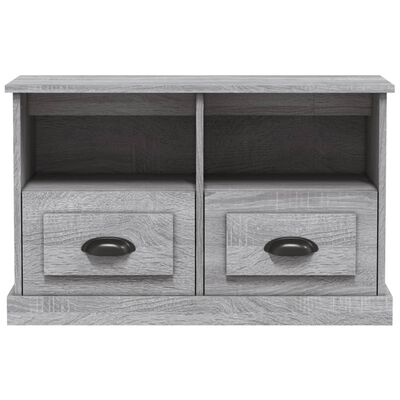 vidaXL TV Cabinet Grey Sonoma 80x35x50 cm Engineered Wood