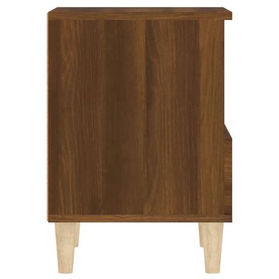 vidaXL Bedside Cabinet Brown Oak 40x35x50 cm