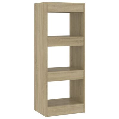 vidaXL Book Cabinet/Room Divider Sonoma Oak 40x30x103 cm Engineered Wood