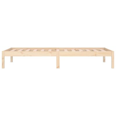 vidaXL Day Bed without Mattress 90x190 cm Single Single Solid Wood Pine