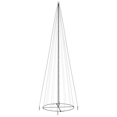 vidaXL Christmas Cone Tree Cold White 3000 LEDs 230x800 cm