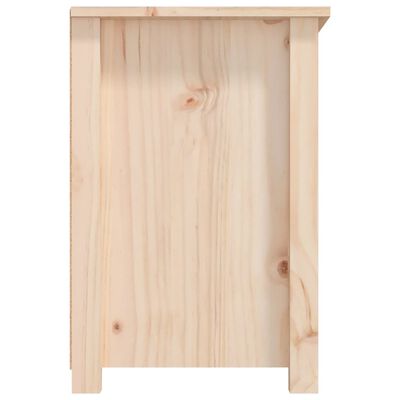 vidaXL TV Cabinet 79x35x52 cm Solid Wood Pine